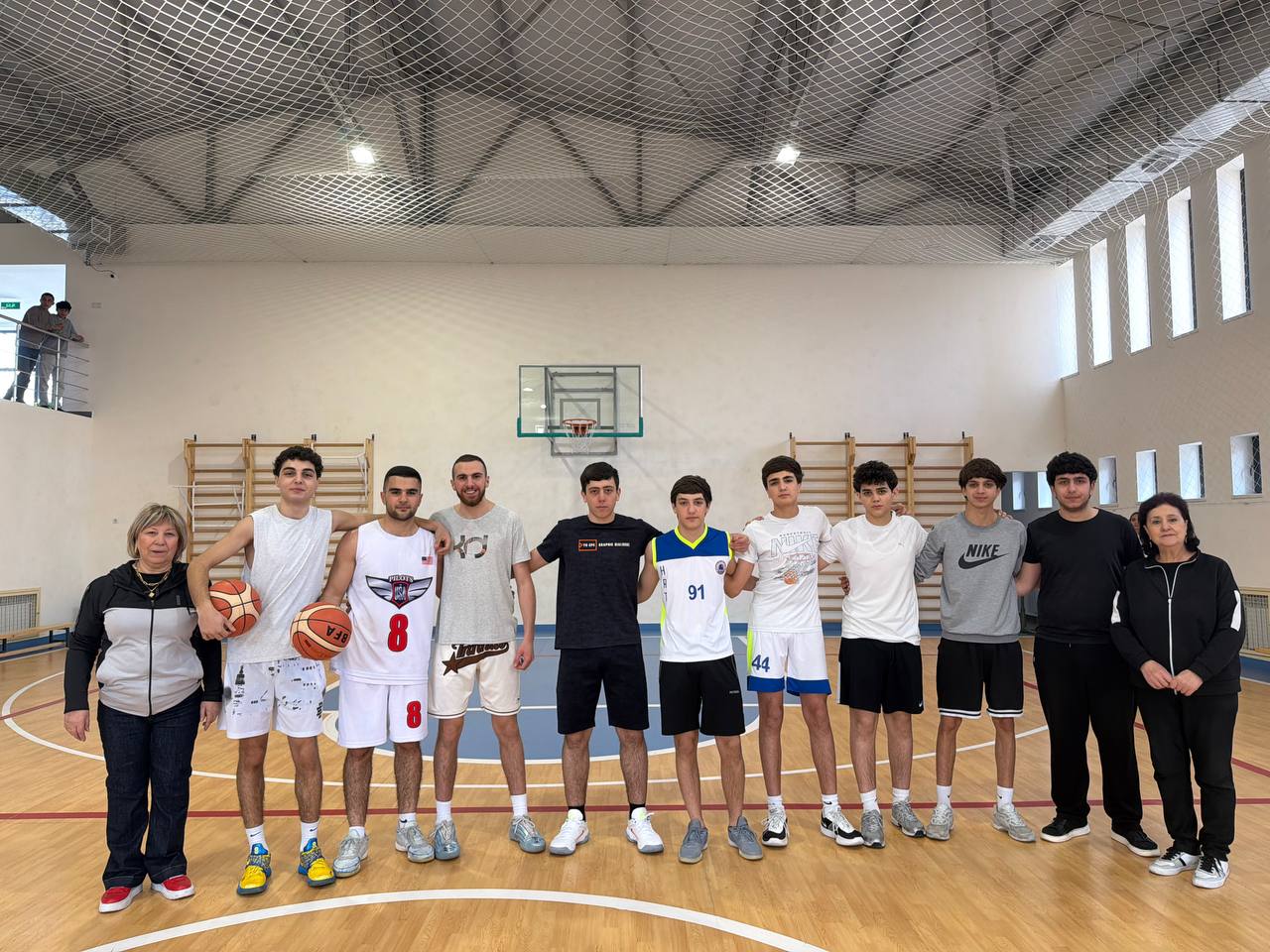 Ընկերական հանդիպում 184 եւ 114 ավագ դպրոցների <br> բասկետբոլի թիմերի միջեւ